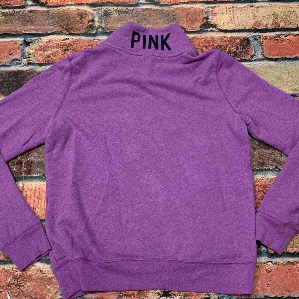 Victoria’s Secret Pink Quarter ZIP Sweatshirt Sz S